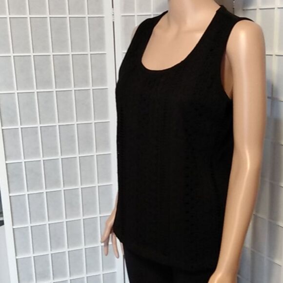 Rafaella, Jet Black, with knitted front - Picture 1 of 8